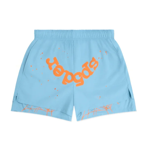 sp5der shorts,Blue Shorts